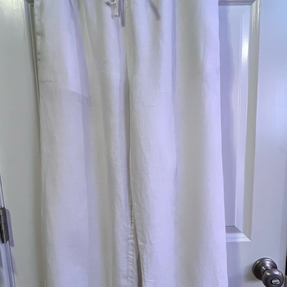 Cynthia Rowley White Wide Leg Pants